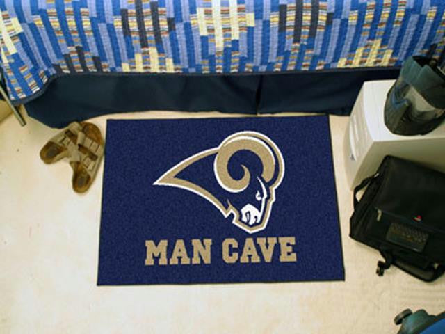 FanMats  NFL - St. Louis Rams Man Cave Starter Rug 19x30