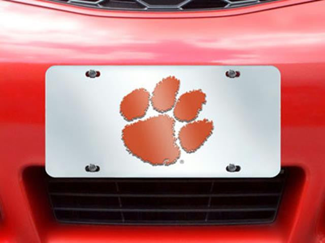 FanMats Clemson License Plate Inlaid 6x12