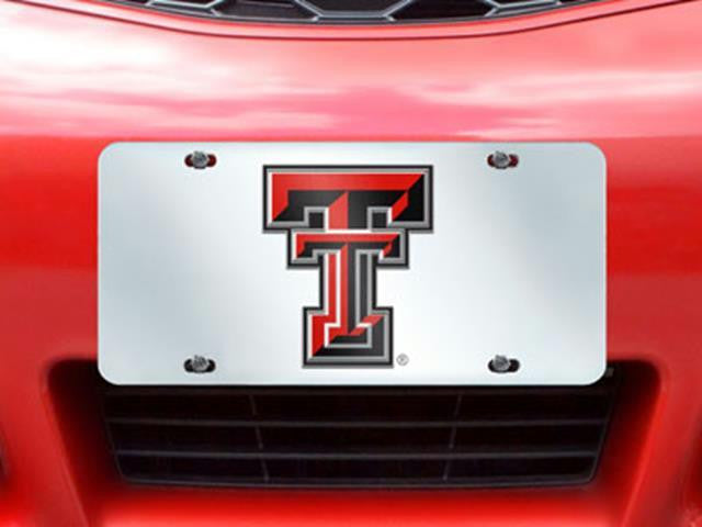 FanMats Texas Tech License Plate Inlaid 6x12