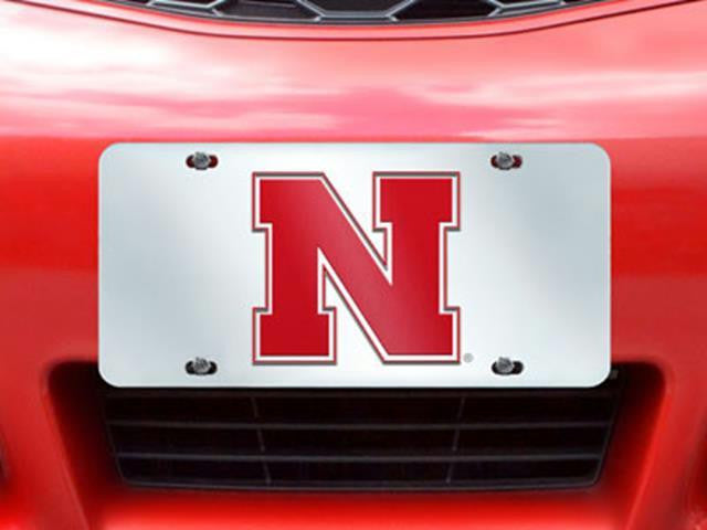 FanMats Nebraska License Plate Inlaid 6x12