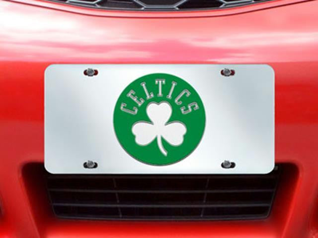 FanMats NBA-Boston Celtics License Plate Inlaid 6x12