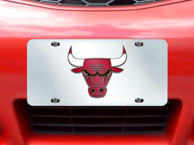 FanMats NBA-Chicago Bulls License Plate Inlaid 6x12