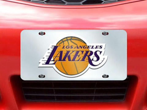 FanMats NBA-Los Angeles Lakers License Plate Inlaid 6x12