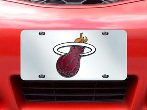 FanMats NBA-Miami Heat License Plate Inlaid 6x12