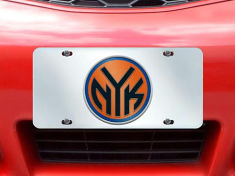 FanMats NBA-New York Knicks License Plate Inlaid 6x12