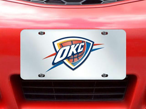 FanMats NBA-Oklahoma City Thunder License Plate Inlaid 6x12