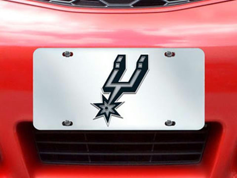 FanMats NBA-San Antonio Spurs License Plate Inlaid 6x12