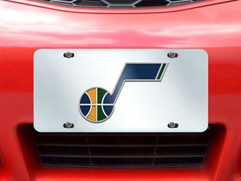 FanMats NBA-Utah Jazz License Plate Inlaid 6x12