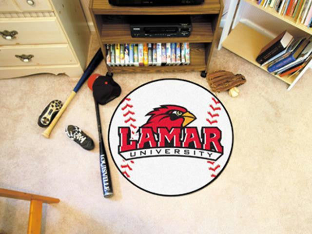 FanMats Lamar University Baseball Mat 26 diameter