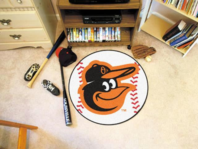 FanMats MLB - Baltimore Orioles Cartoon Bird Baseball Mat 26 diameter