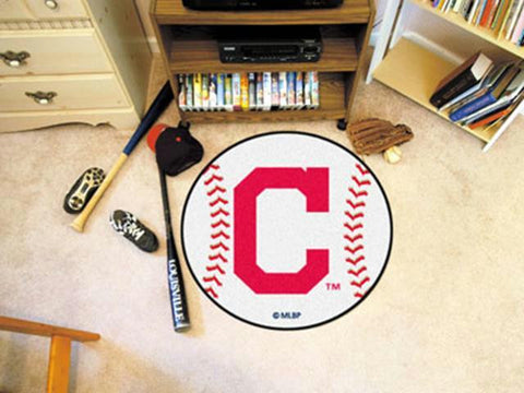 FanMats MLB - Cleveland Indians Block-C Baseball Mat 26 diameter