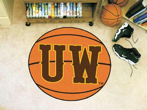 FanMats University of Wyoming Basketball Mat 26 diameter