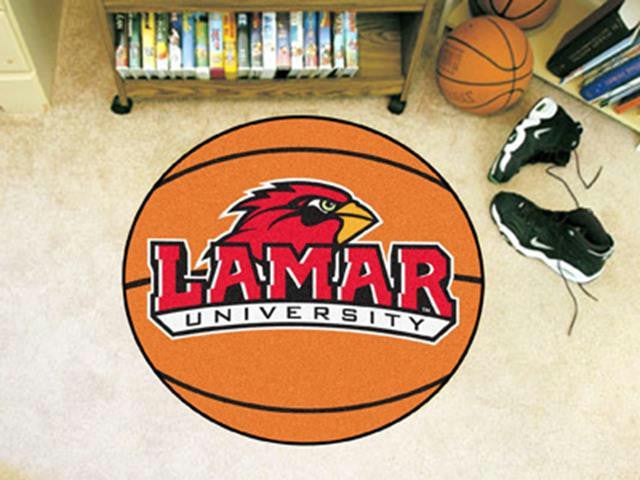 FanMats Lamar University Basketball Mat 26 diameter