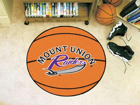 FanMats Mount Union Basketball Mat 26 diameter