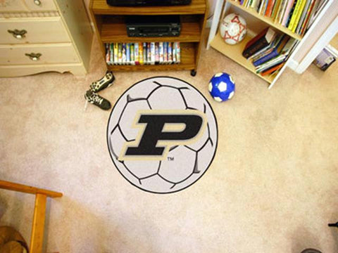 FanMats Purdue \'P\' Soccer Ball Rug