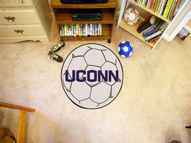 FanMats University of Connecticut Soccer Ball Rug