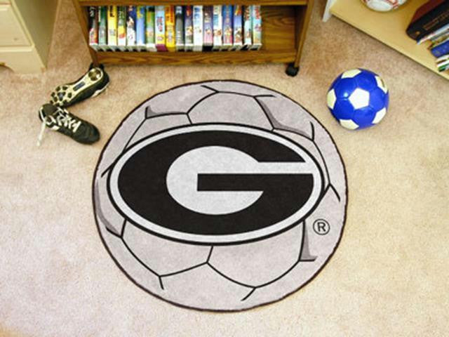 FanMats University of Georgia Soccer Ball Rug