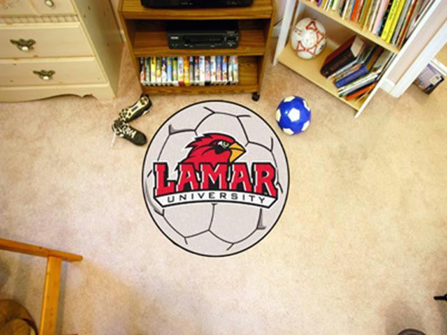 FanMats Lamar University Soccer Ball Rug