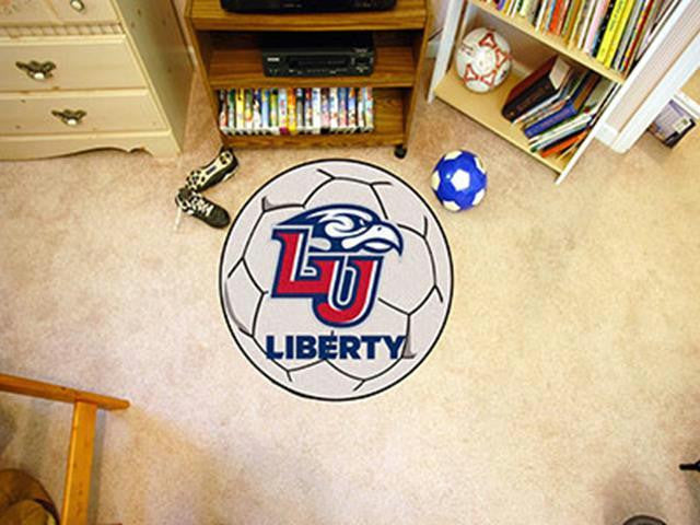 FanMats Liberty University Soccer Ball Rug