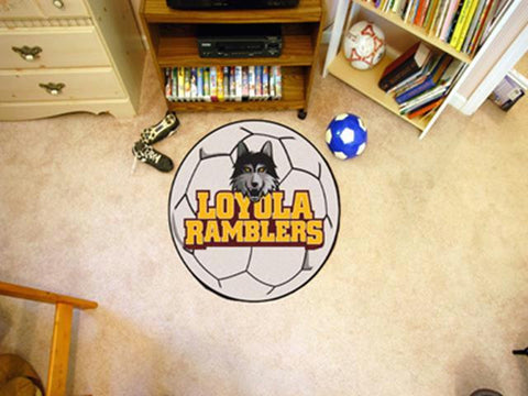 FanMats Loyola University Chicago Soccer Ball Rug