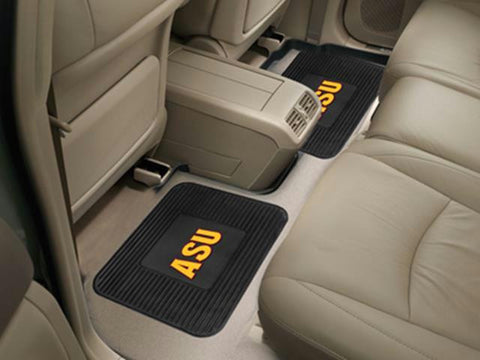 FanMats Arizona State University  Backseat Utility Mats 2 Pack 14x17