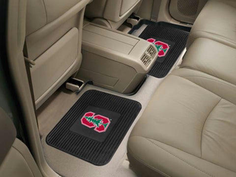 FanMats Stanford University  Backseat Utility Mats 2 Pack 14x17