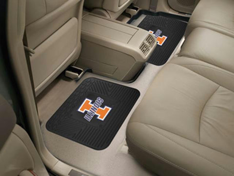 FanMats University of Illinois  Backseat Utility Mats 2 Pack 14x17