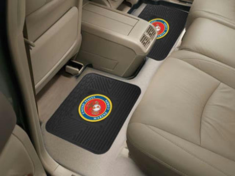 FanMats Marines Backseat Utility Mat 2 Pack 14x17