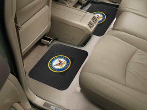 FanMats Navy Backseat Utility Mat 2 Pack 14x17