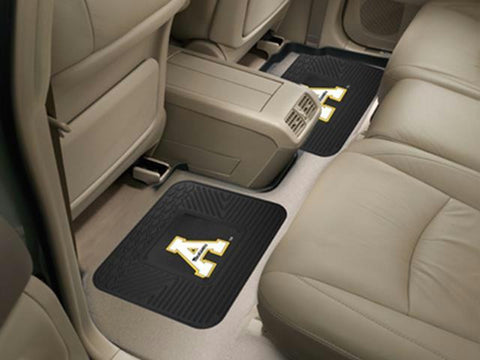 FanMats Appalachian State  Backseat Utility Mats 2 Pack 14x17