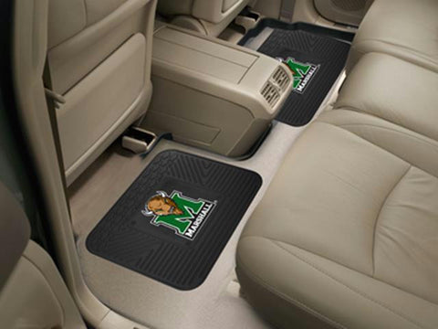 FanMats Marshall University  Backseat Utility Mats 2 Pack 14x17