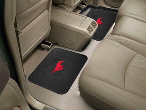 FanMats Southern Methodist University  Backseat Utility Mats 2 Pack 14x17