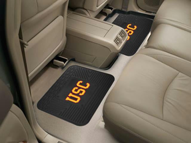 FanMats University of Southern California  Backseat Utility Mats 2 Pack 14x17