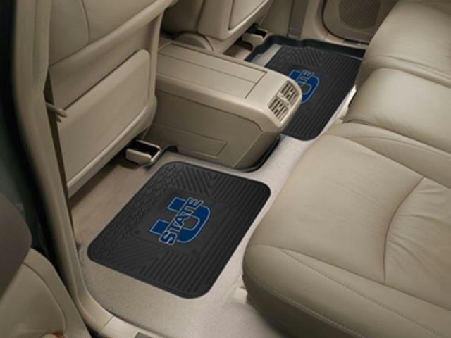 FanMats Utah State University  Backseat Utility Mats 2 Pack 14x17