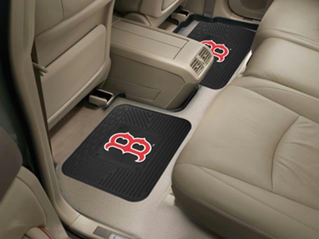 FanMats MLB - Boston Red Sox  Backseat Utility Mats 2 Pack 14x17