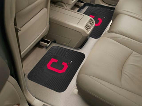 FanMats MLB - Cleveland Indians  Backseat Utility Mats 2 Pack 14x17