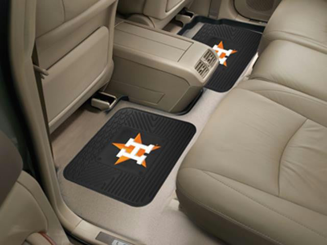 FanMats MLB - Houston Astros  Backseat Utility Mats 2 Pack 14x17