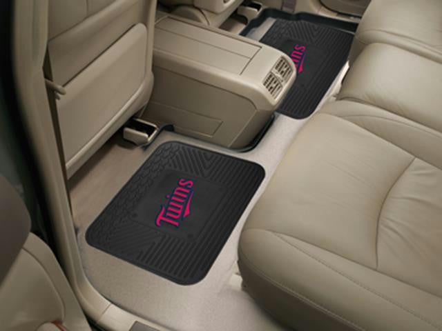 FanMats MLB - Minnesota Twins  Backseat Utility Mats 2 Pack 14x17