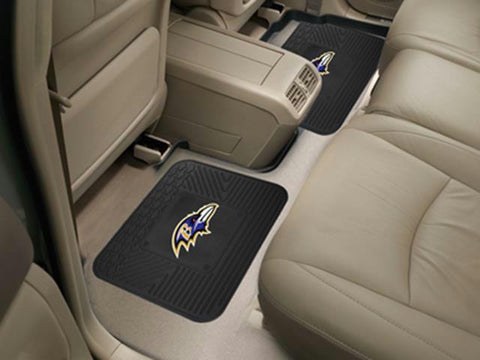 FanMats NFL - Baltimore Ravens  Backseat Utility Mats 2 Pack 14x17