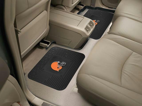 FanMats NFL - Cleveland Browns  Backseat Utility Mats 2 Pack 14x17