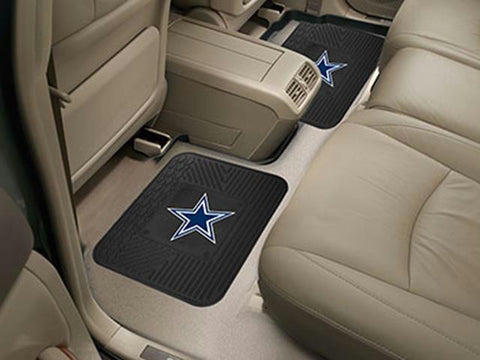 FanMats NFL - Dallas Cowboys  Backseat Utility Mats 2 Pack 14x17