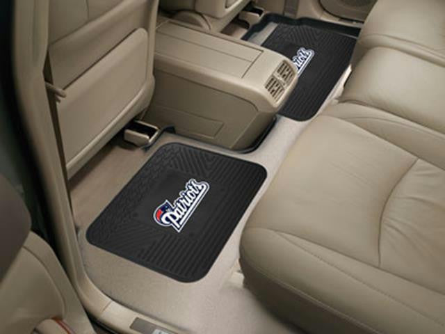 FanMats NFL - New England Patriots  Backseat Utility Mats 2 Pack 14x17