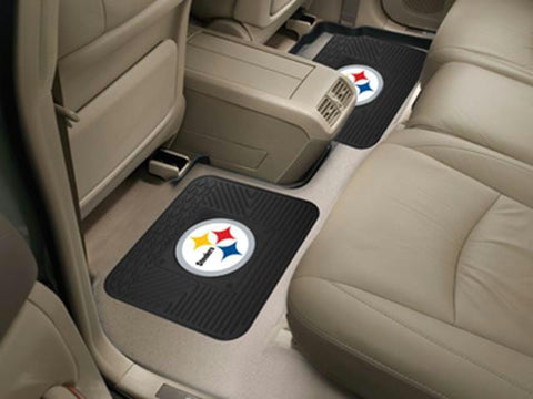 FanMats NFL - Pittsburgh Steelers  Backseat Utility Mats 2 Pack 14x17
