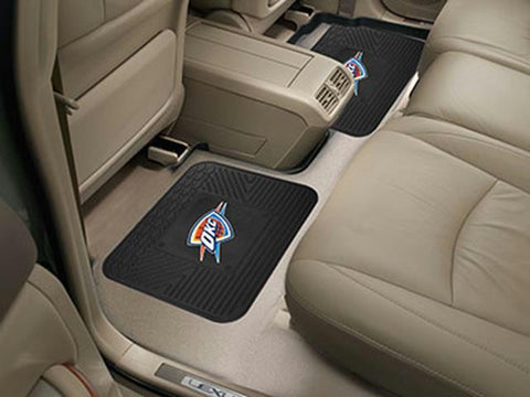 FanMats NBA - Oklahoma City Thunder  Backseat Utility Mats 2 Pack 14x17
