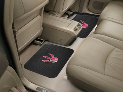 FanMats NBA - Toronto Raptors  Backseat Utility Mats 2 Pack 14x17