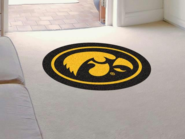 FanMats Iowa Nylon Carpet Mascot Mat