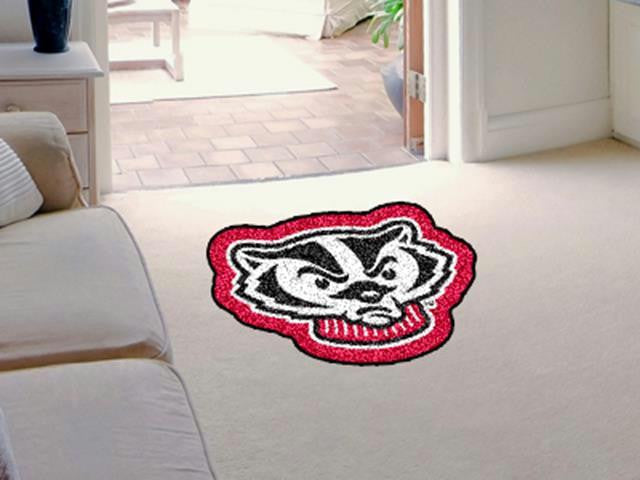 FanMats Wisconsin Nylon Carpet Mascot Mat