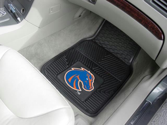 FanMats Boise State Heavy Duty 2-Piece Vinyl Car Mats 18x27