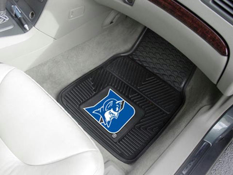 FanMats Duke University Heavy Duty 2-Piece Vinyl Car Mats 18x27