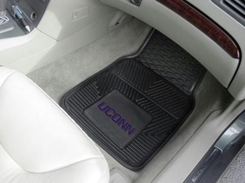 FanMats University of Connecticut 2-pc Vinyl Car Mat Set